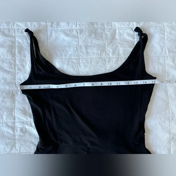 Reformation Mary Midi Dress, Black, Medium - Picture 11 of 15